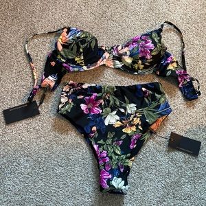 Pink Colada High Waisted Bikini